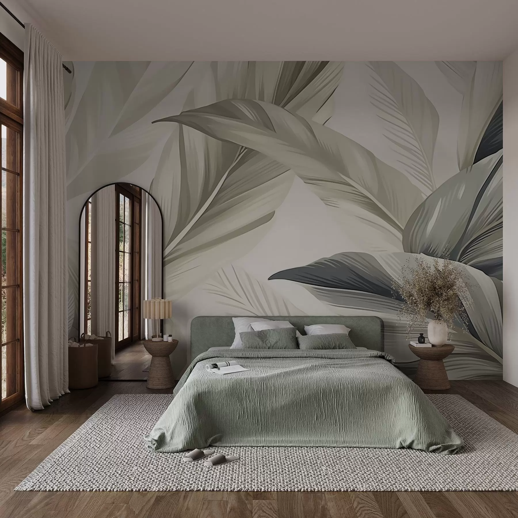 wall murals Банана лишће w04988