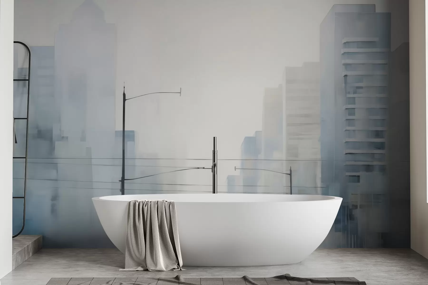 wall murals Апстрактни град w05074