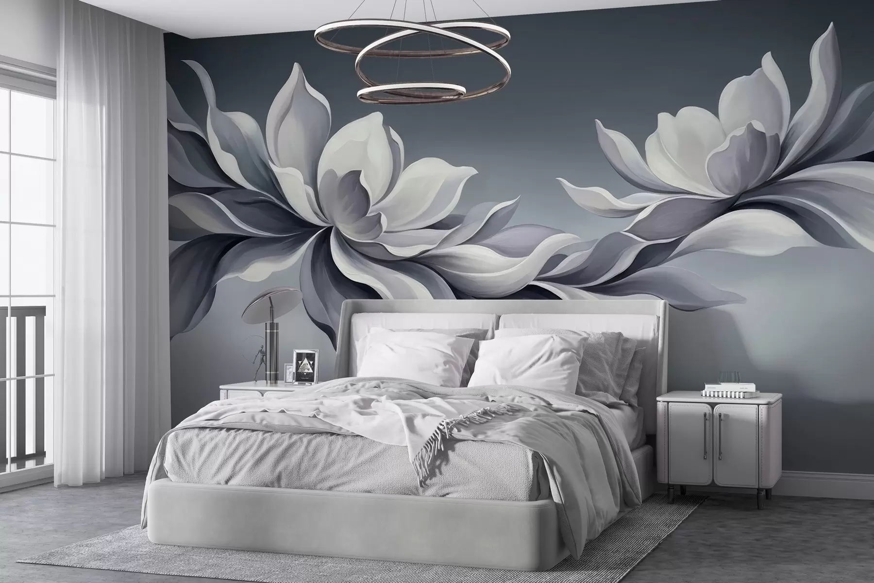 wall murals Елегантна латична грана w05042