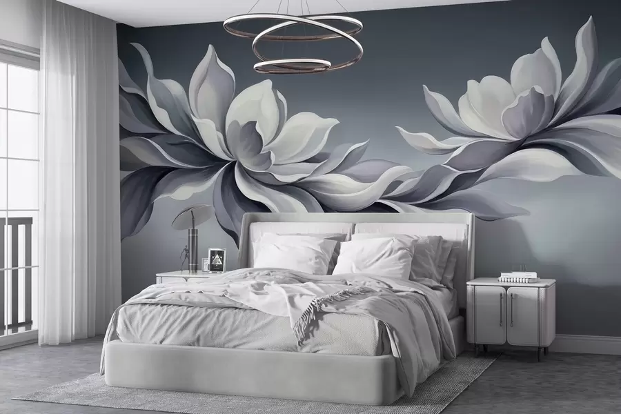 wall murals Елегантна латична грана w05042