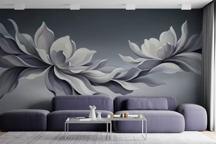 wall murals Елегантна латична грана w05042
