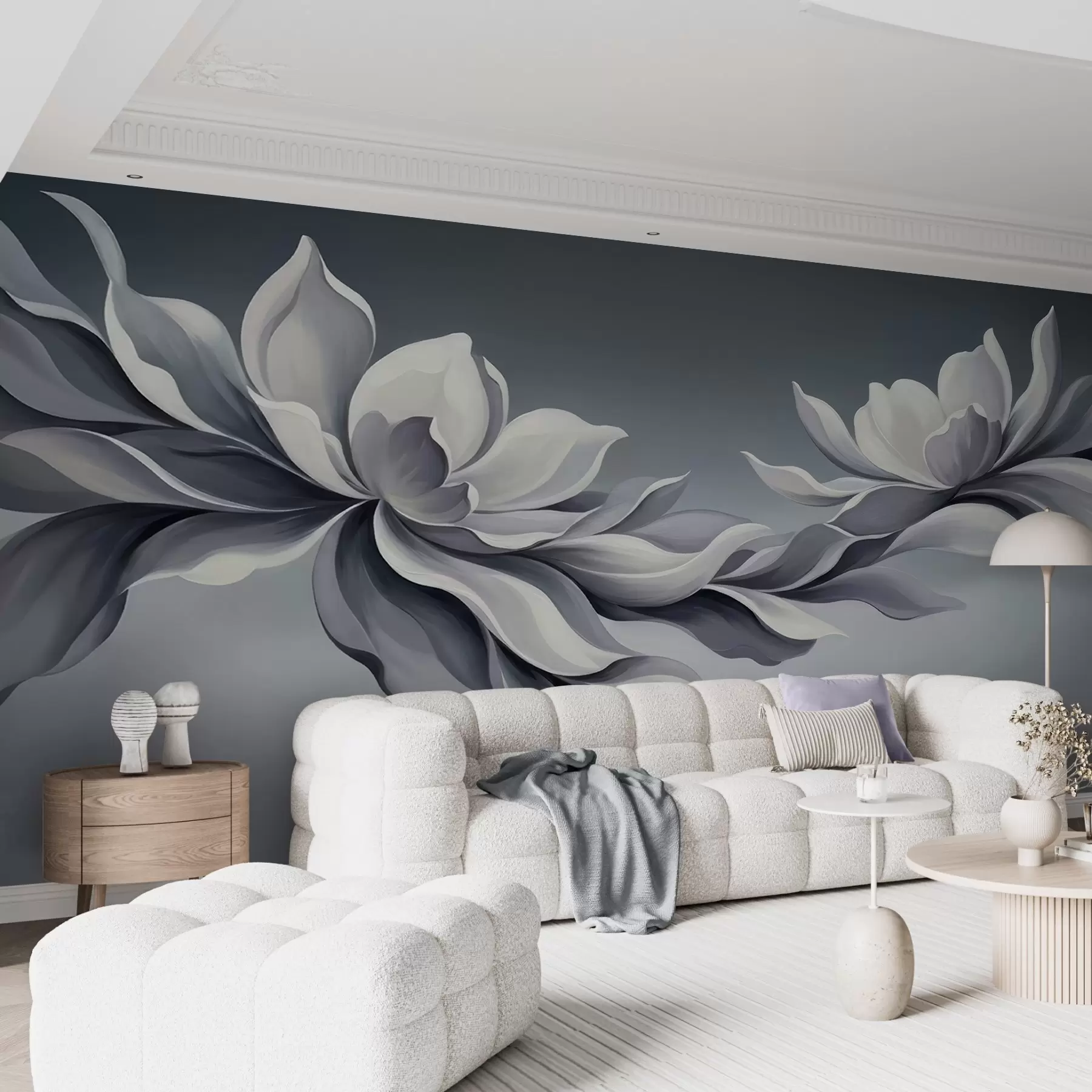 wall murals Елегантна латична грана w05042