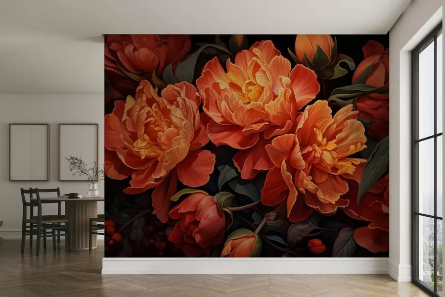 wall murals Топло цветно вече w05044