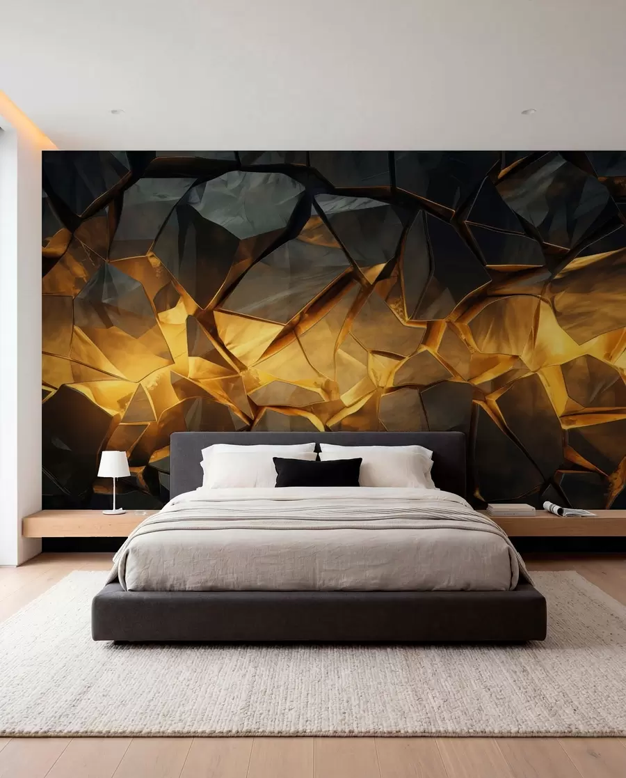 wall murals Ćilibarski kameni delovi w05045