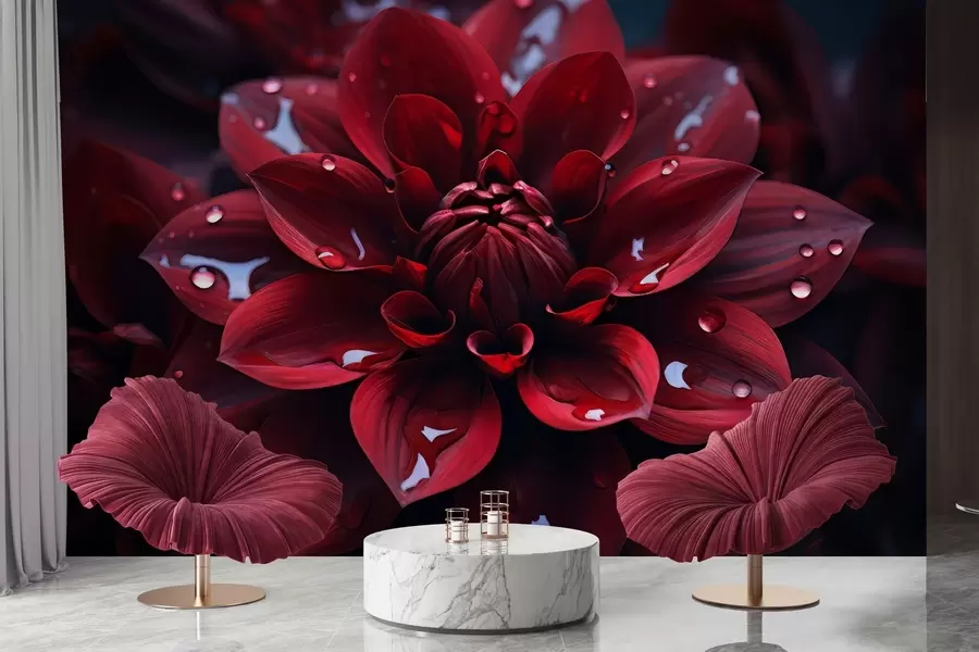 wall murals Сочна хризантема w05057