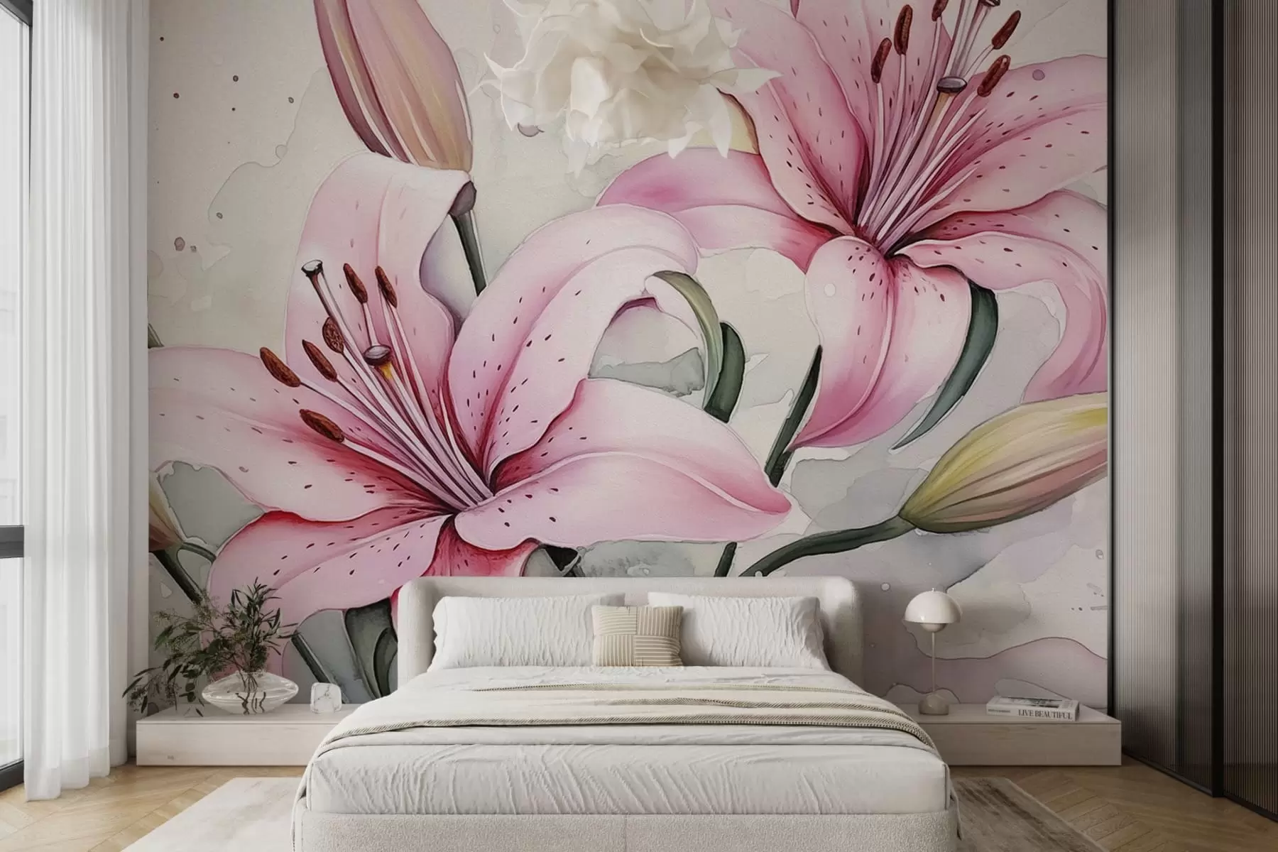 wall murals Љиљани w04713