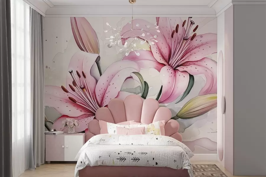 wall murals Љиљани w04713
