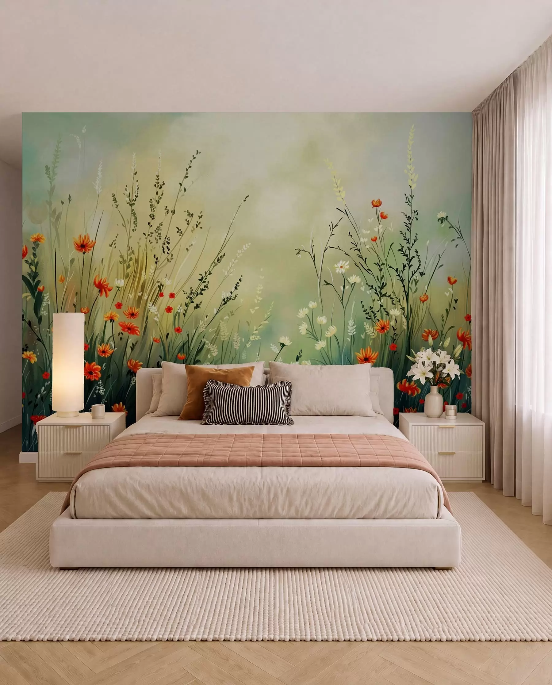 wall murals Livada na suncu w05015