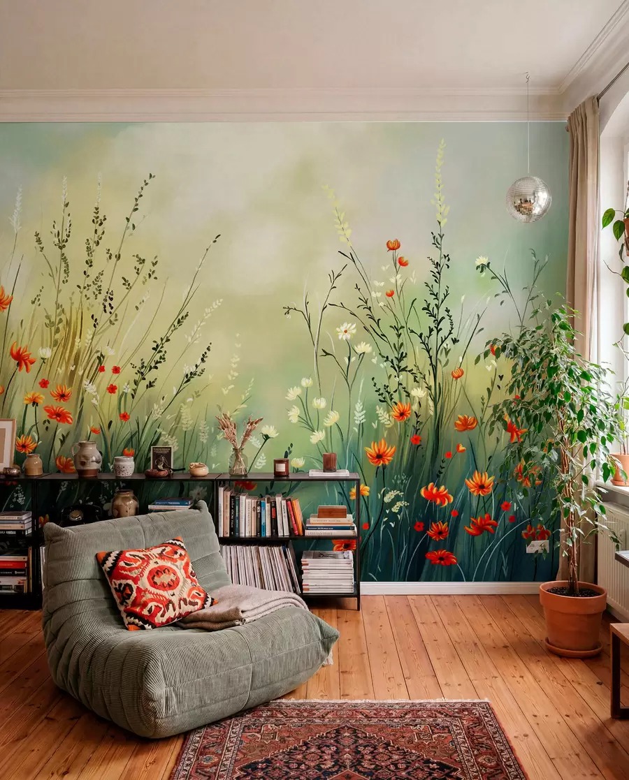 wall murals Livada na suncu w05015