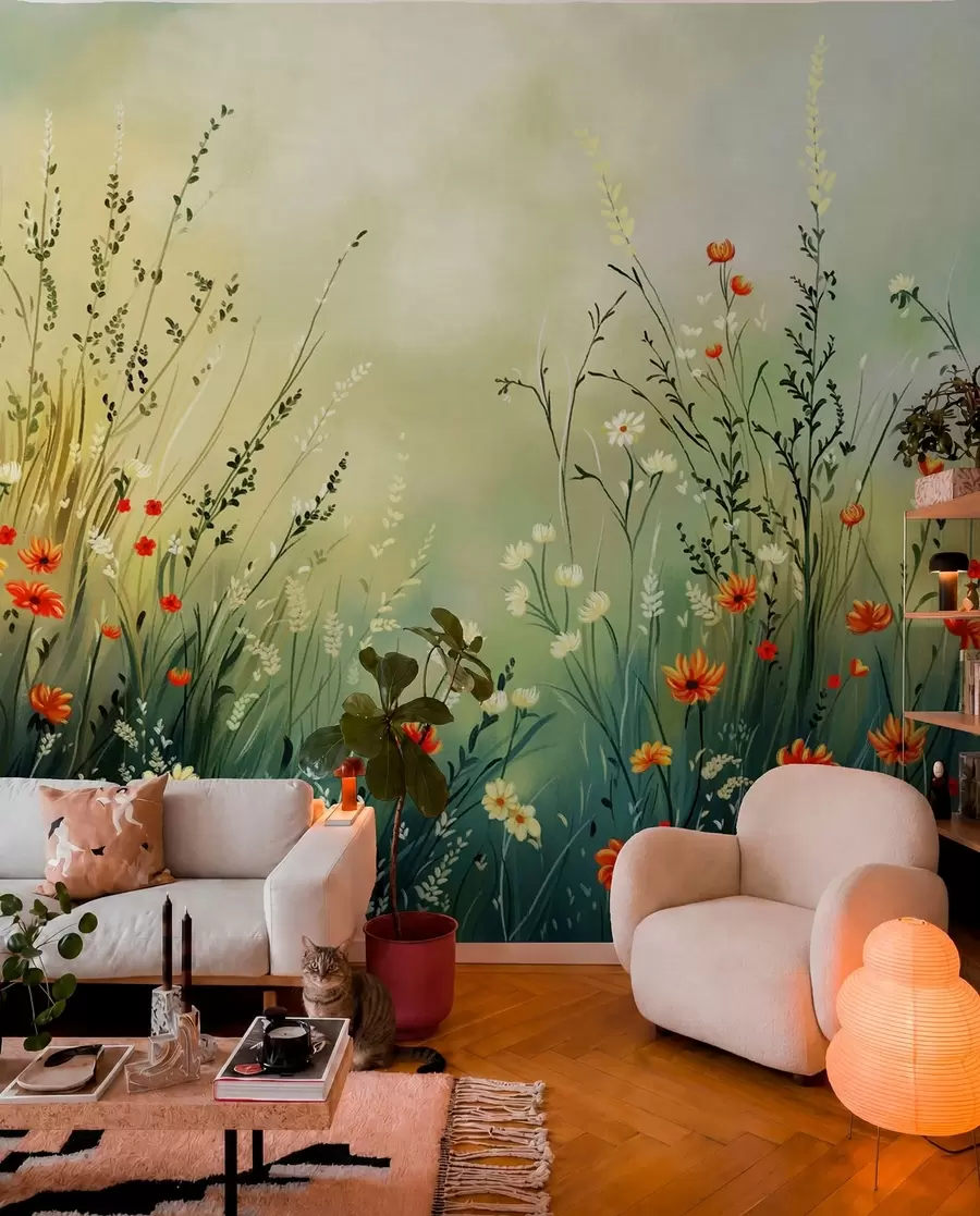 wall murals Livada na suncu w05015