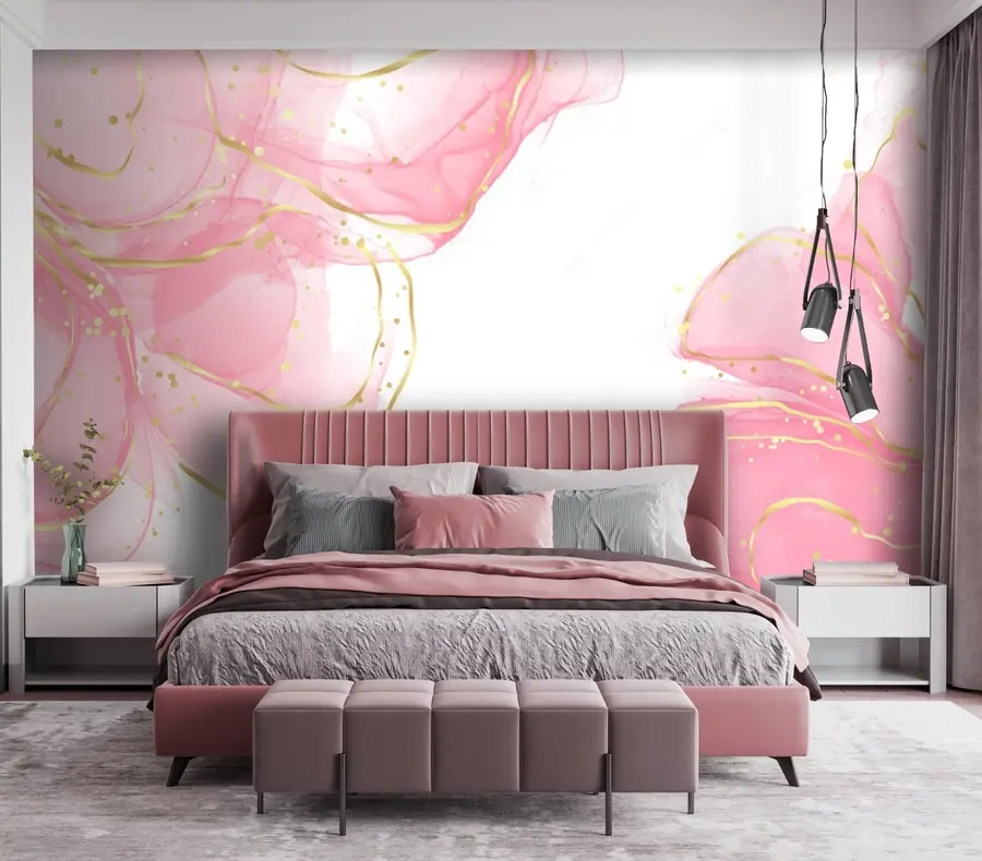wall murals Текстил, пинк е латица u71848