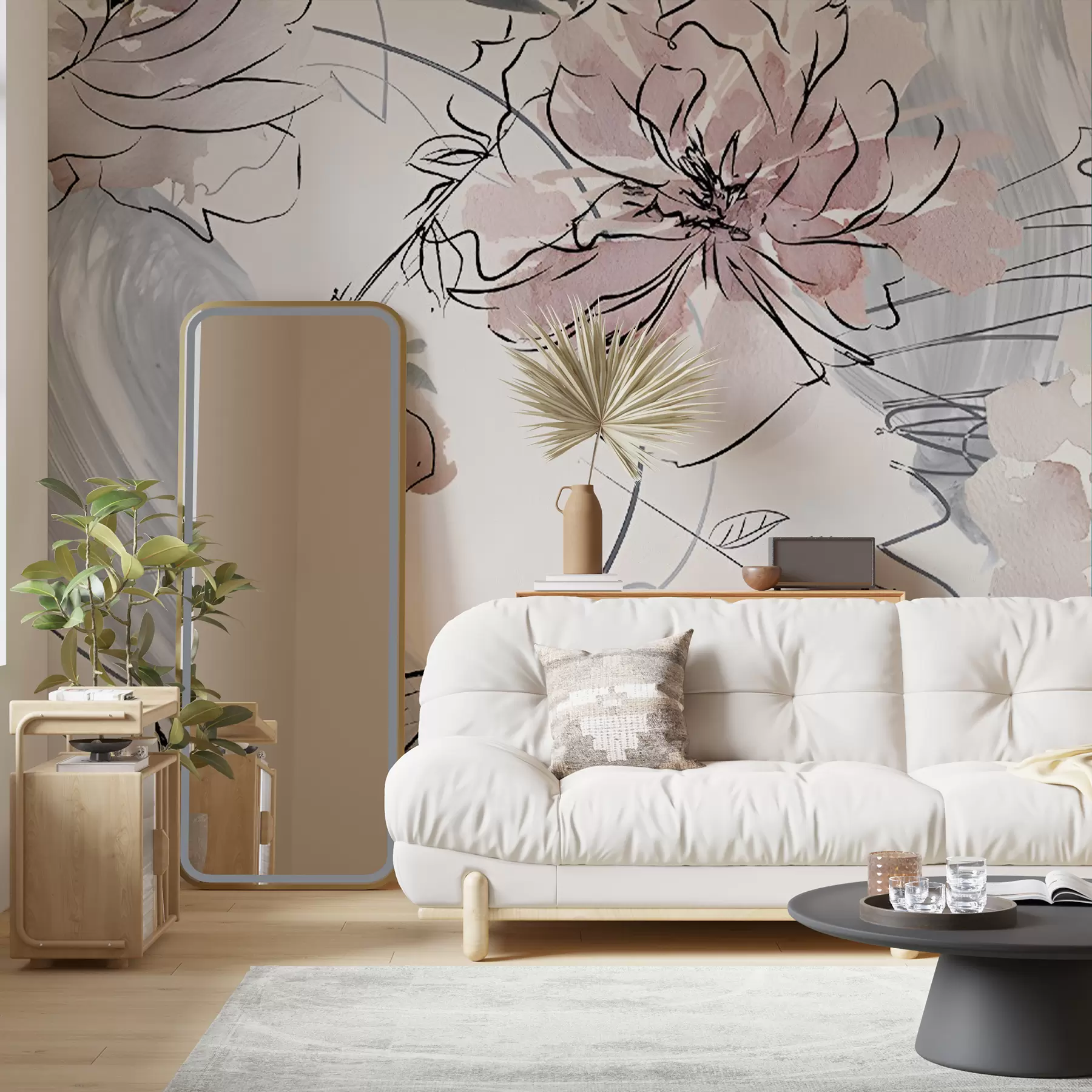 wall murals Акварел цвеће u71515