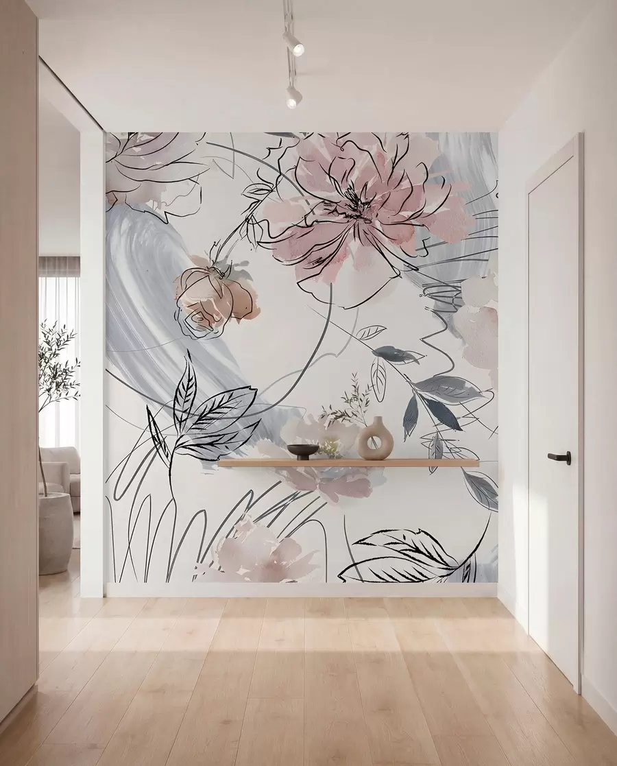 wall murals Акварел цвеће u71515