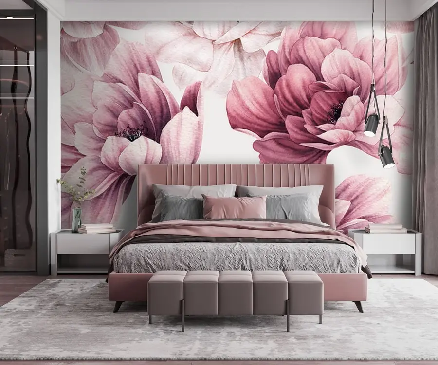 wall murals Ружичасти боон u71536