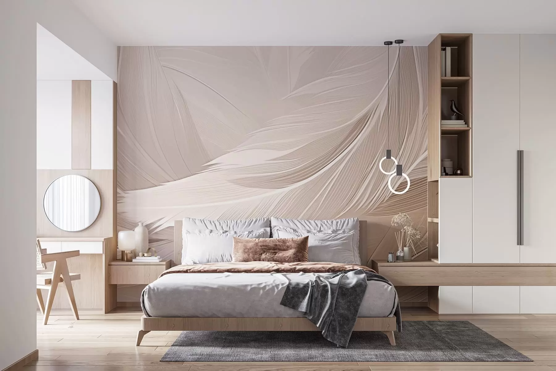 wall murals Перје w05104