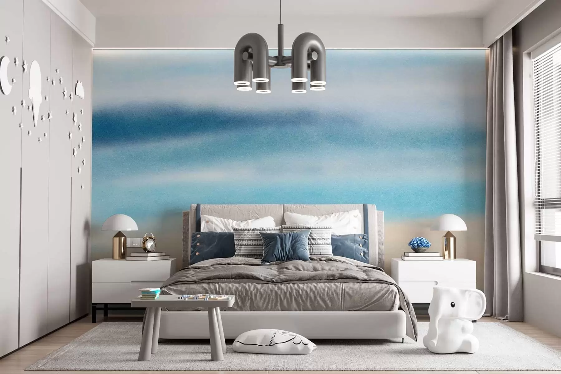 wall murals текстурирано сликање у стилу акварела w05066