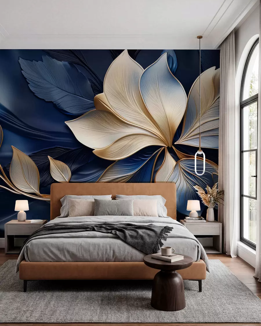 wall murals Ponoćni duet latica w05012