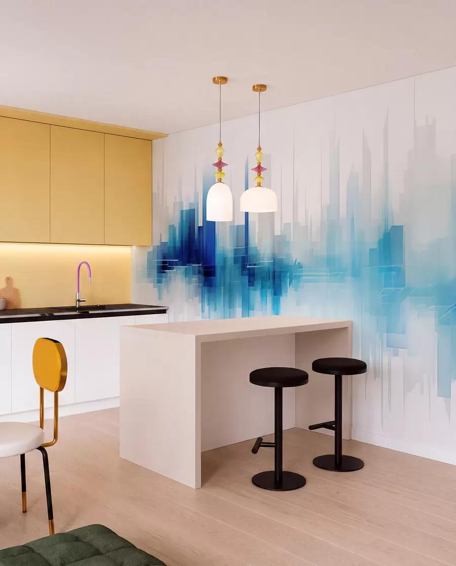 wall murals Акварелни дах w05172