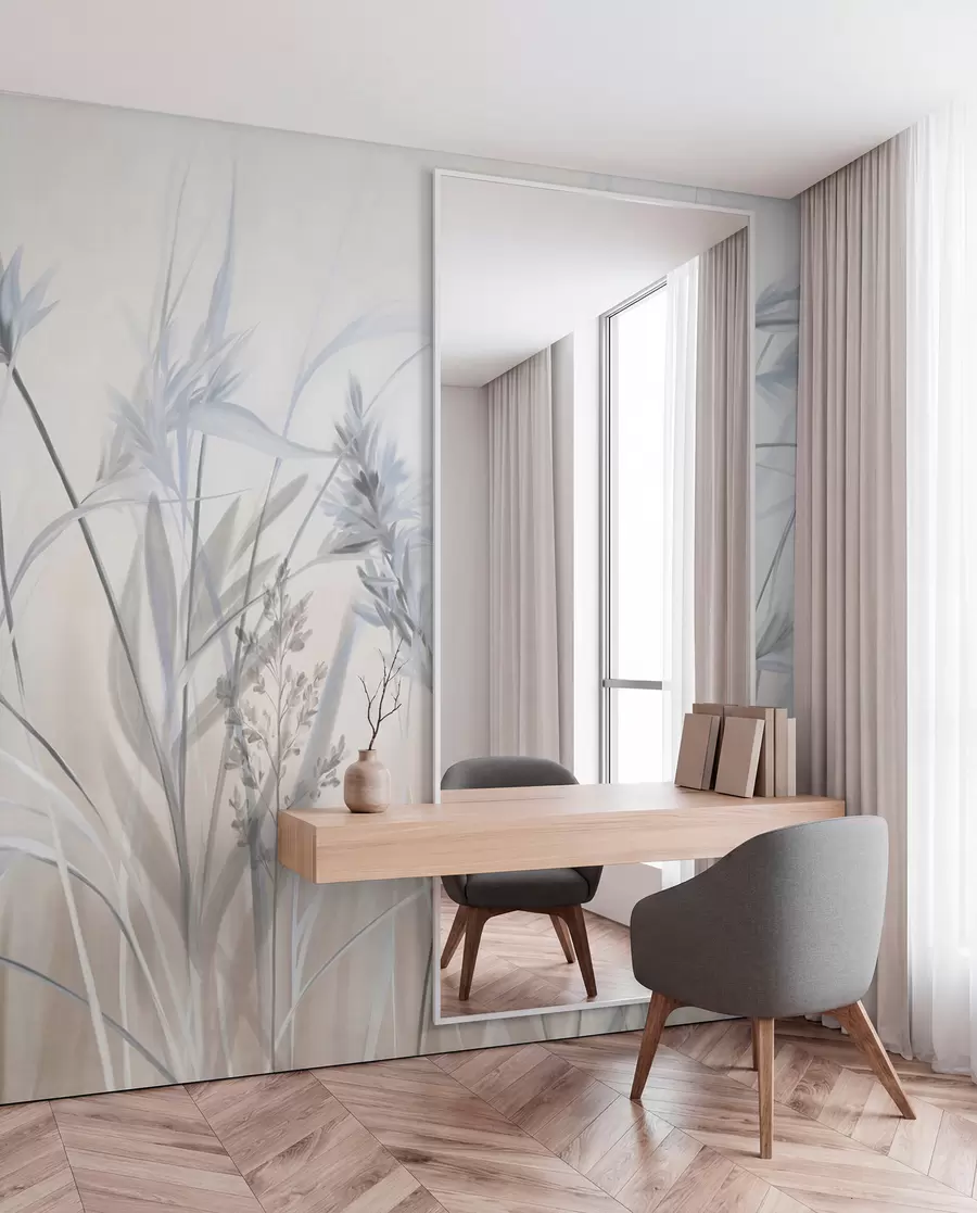 wall murals Srebrna livada w09652v1