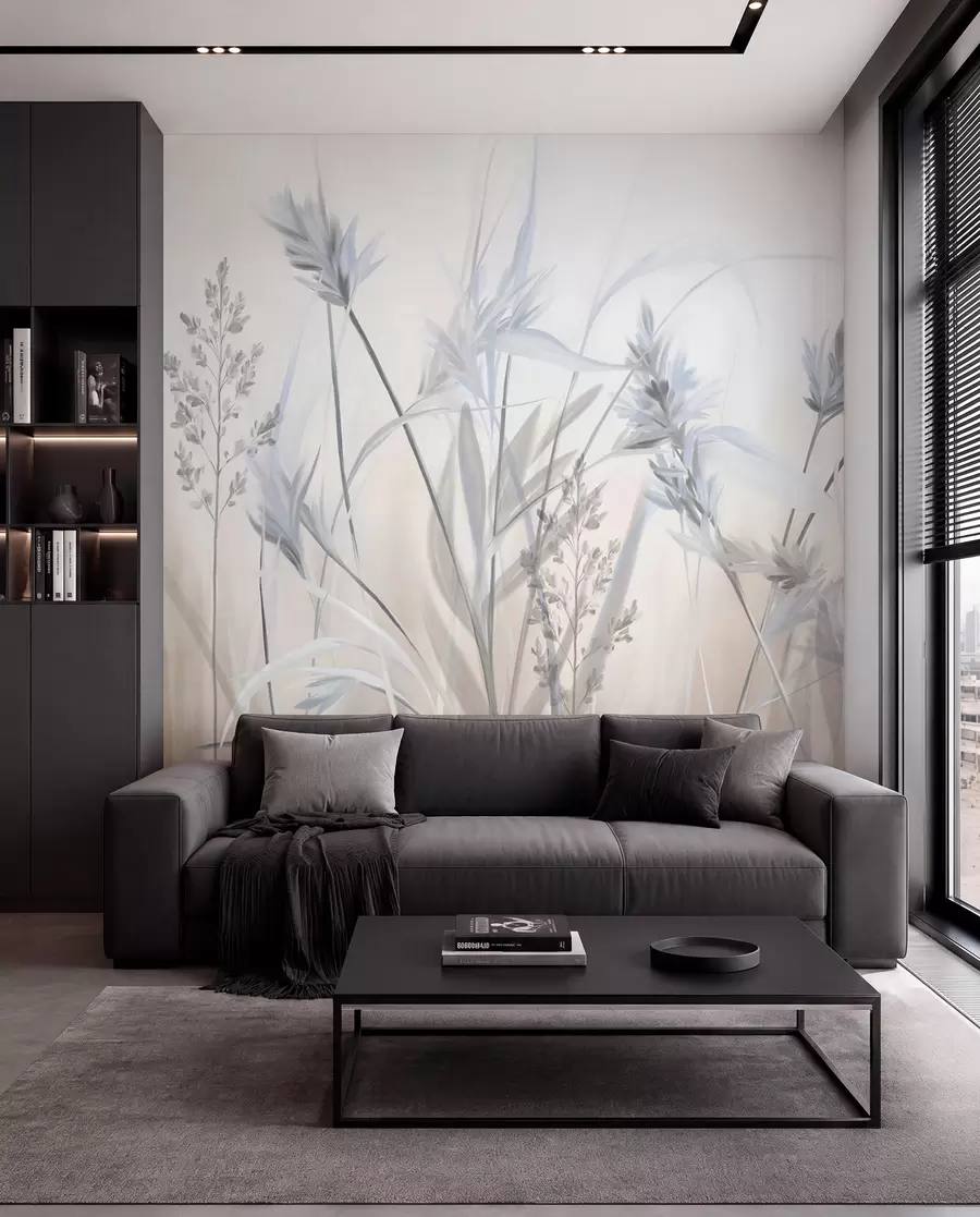 wall murals Srebrna livada w09652v1