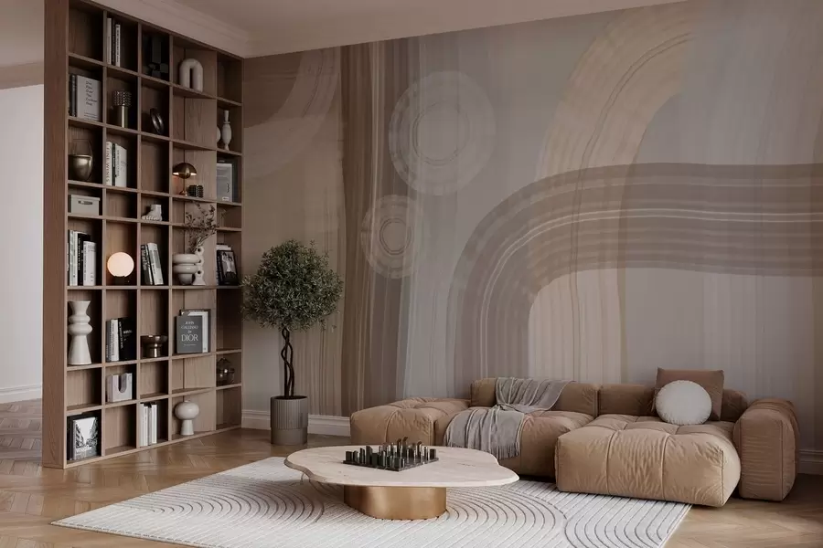 wall murals модерна апстракција широким потезима четкице w04876