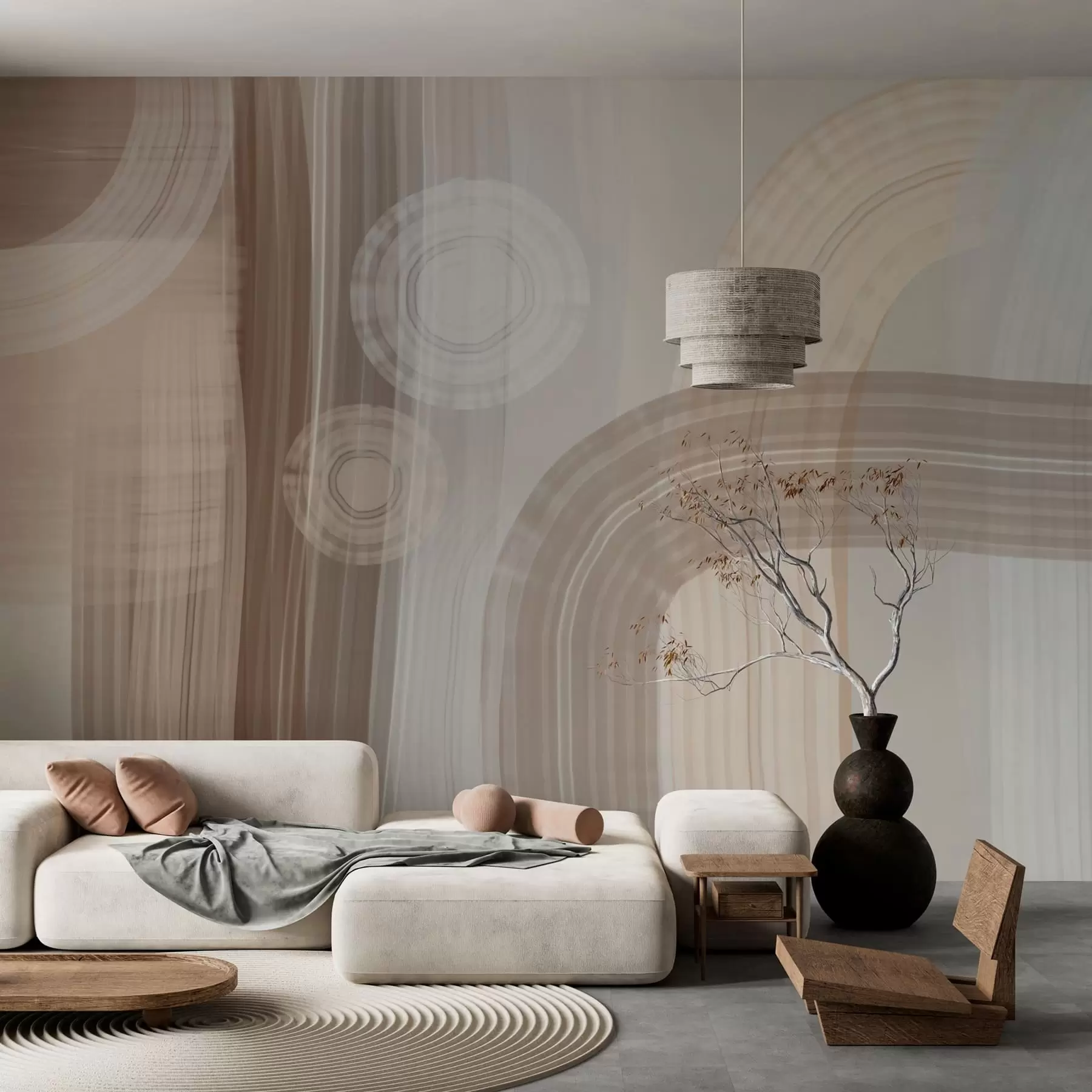 wall murals модерна апстракција широким потезима четкице w04876