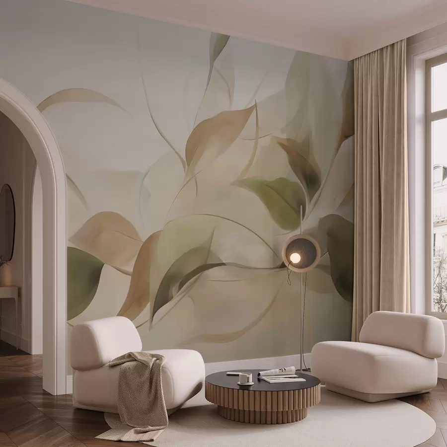 wall murals Апстрактно лишће w05207