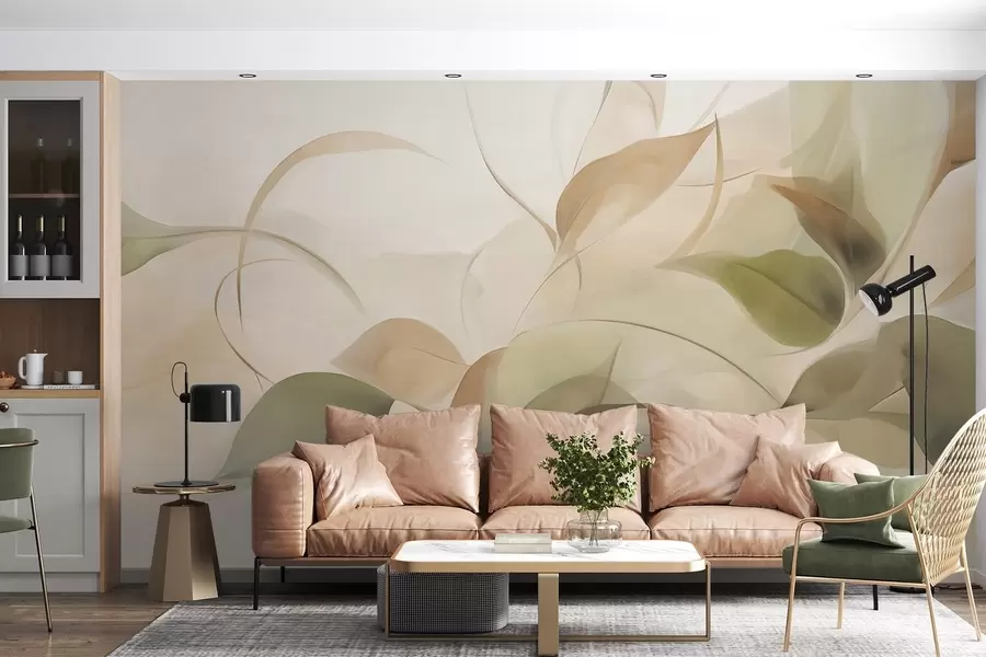 wall murals Апстрактно лишће w05207