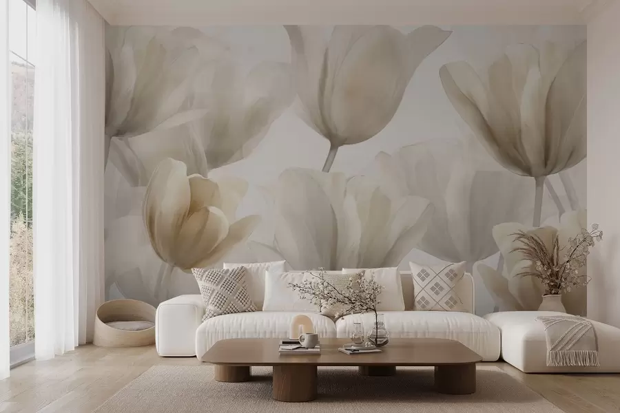 wall murals Нежни тулипани w09699