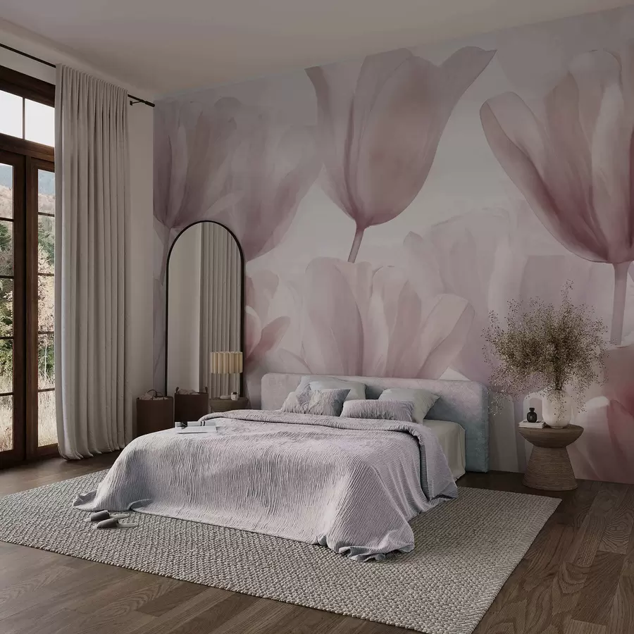 wall murals Нежни тулипани w09699v2