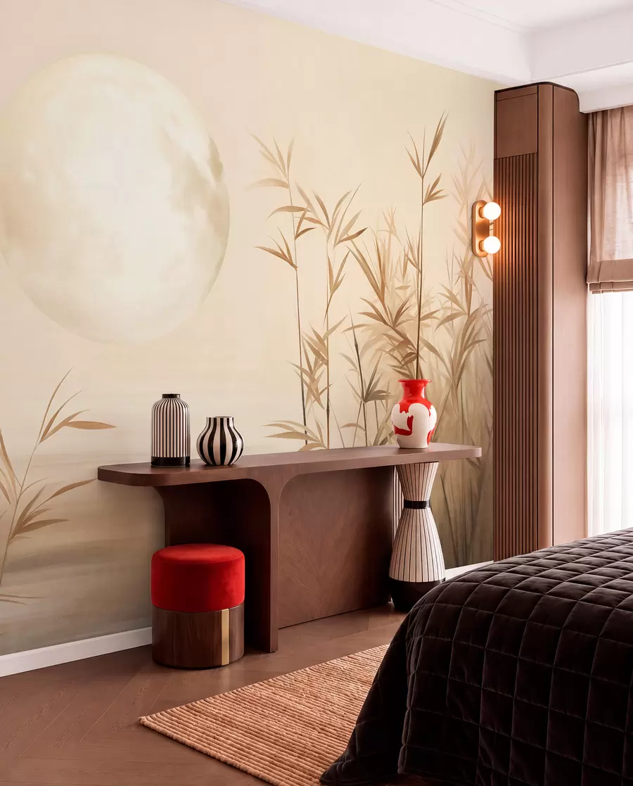 wall murals Trska pod mjesecom w09631