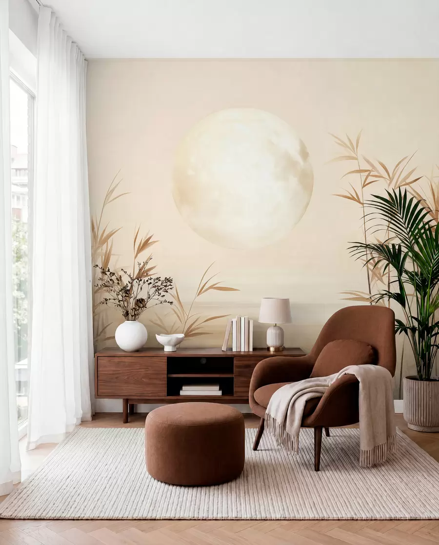 wall murals Trska pod mjesecom w09631