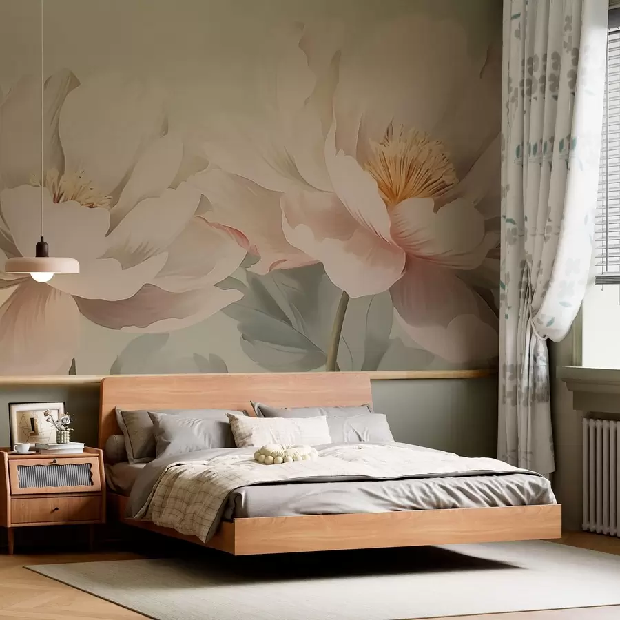 wall murals Пеониес w05077