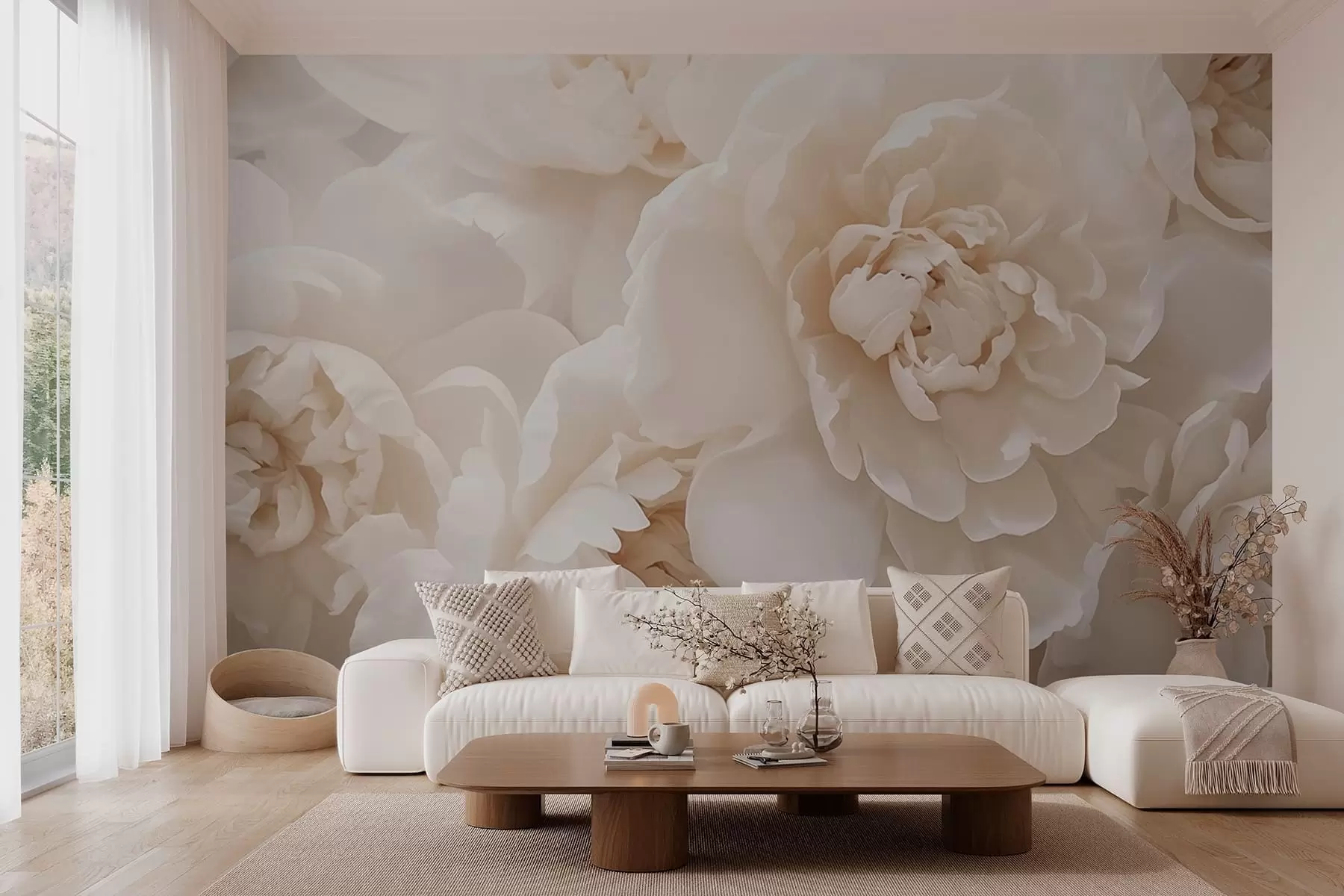 wall murals Пеониес w05078