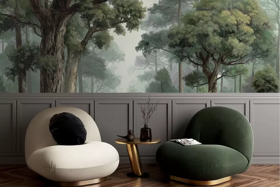 wall murals Листопадна шума w05196