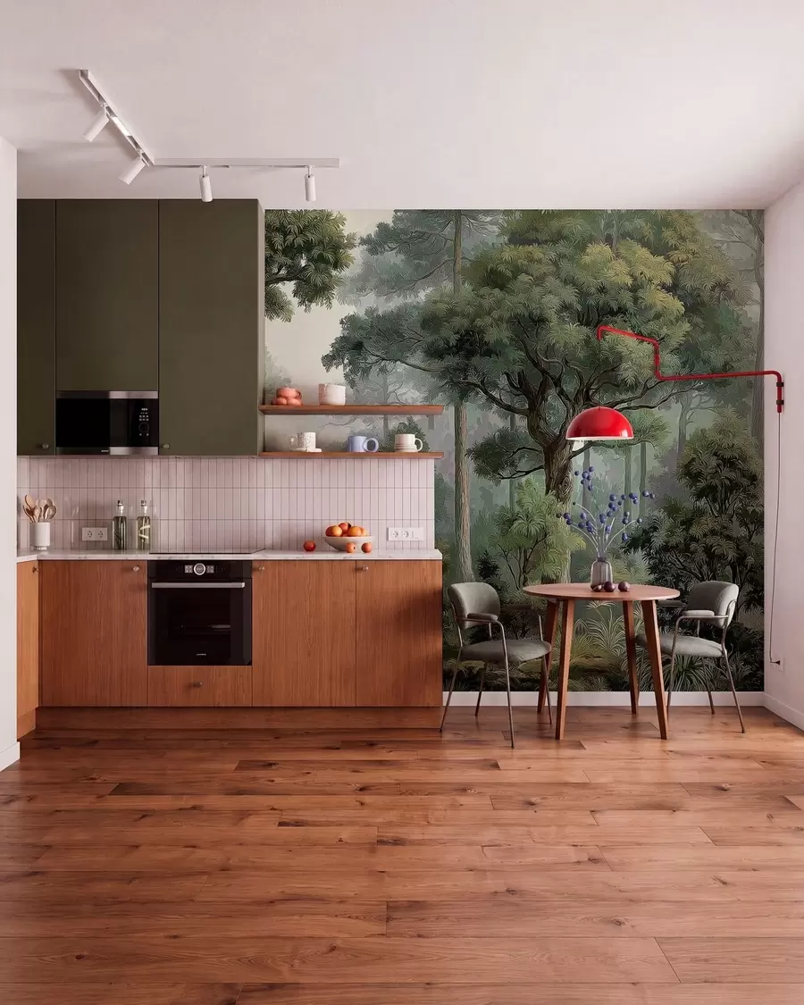 wall murals Листопадна шума w05196