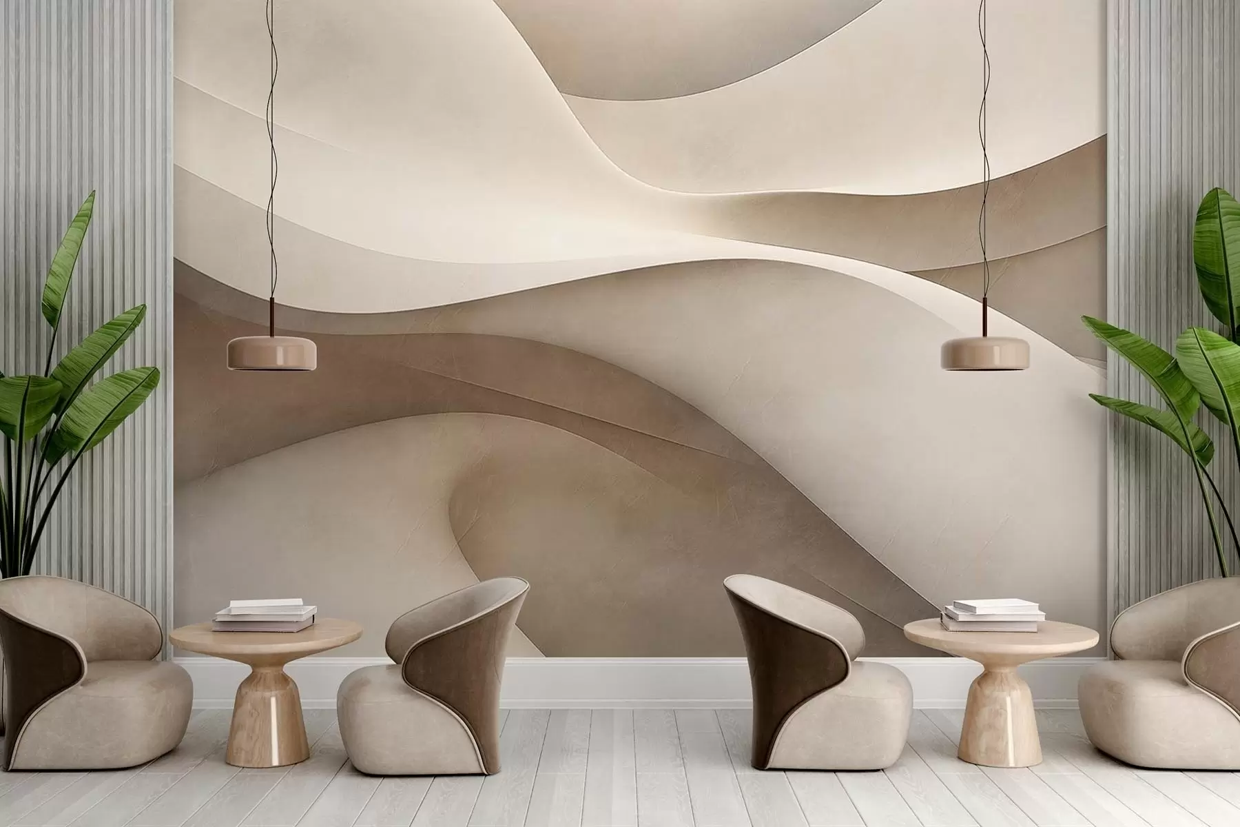 wall murals Апстрактни зид, таласи w09694