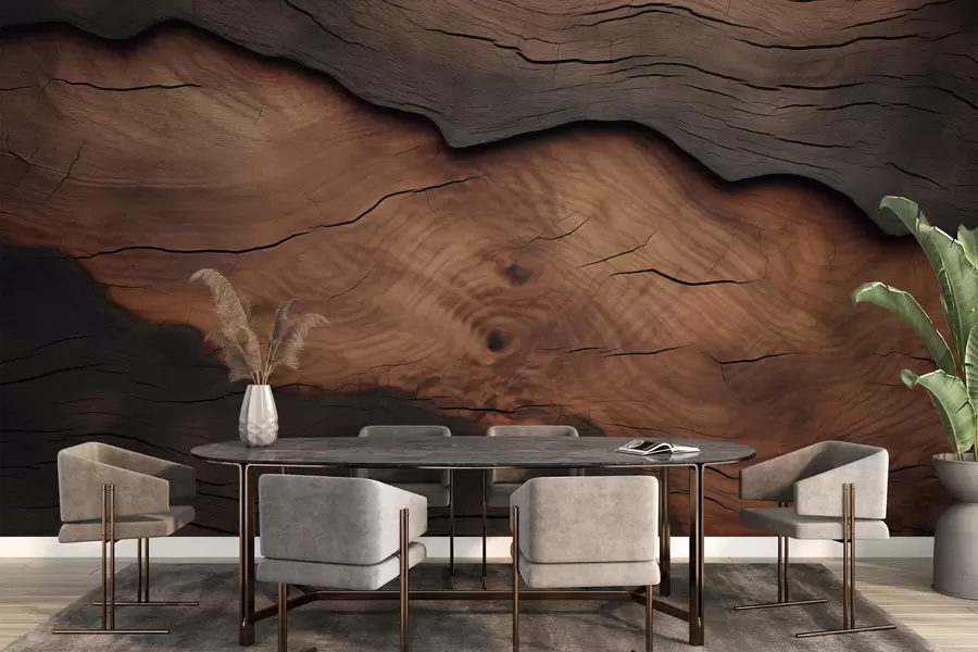 wall murals Имитација коре дрвета w09705