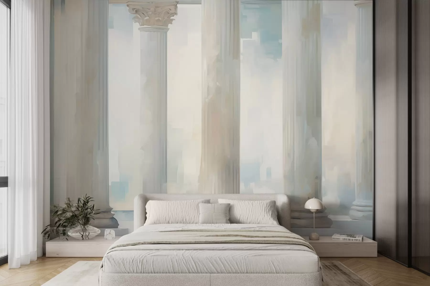 wall murals Колоне имитација сликарства w05228