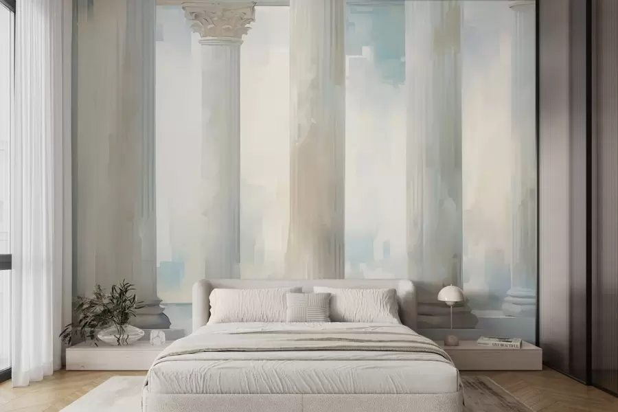 wall murals Колоне имитација сликарства w05228