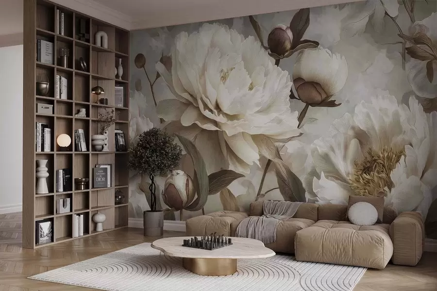 wall murals Велики божури w09689
