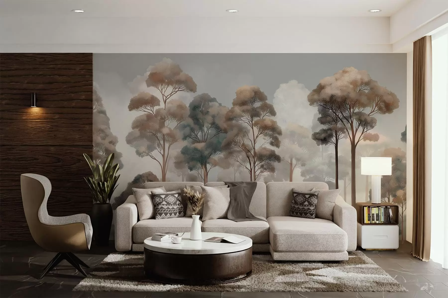 wall murals Листопадна шума w05195