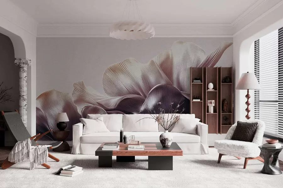 wall murals Волуметријске латице w05242v1