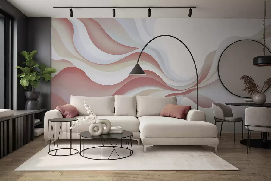 wall murals Глатки елегантни таласи w05245
