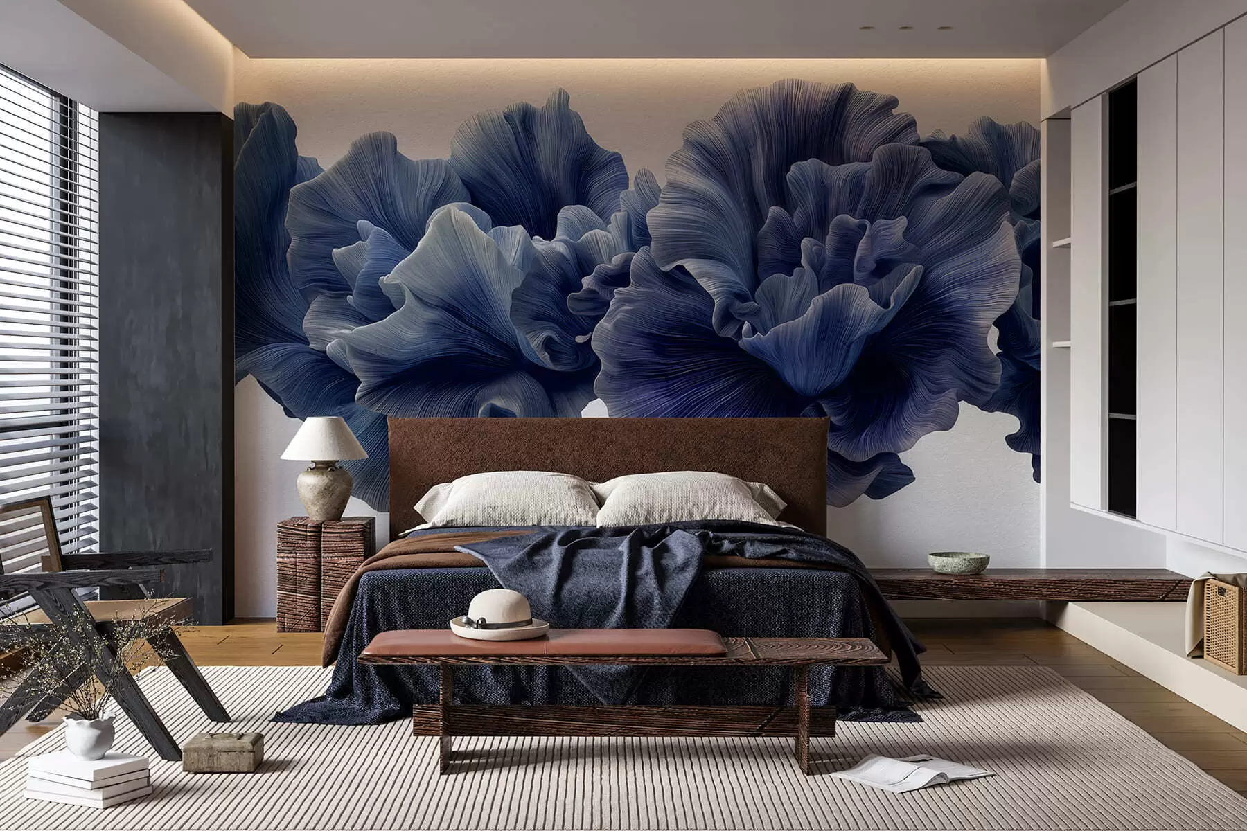 wall murals Раскошне кривине латица w05249
