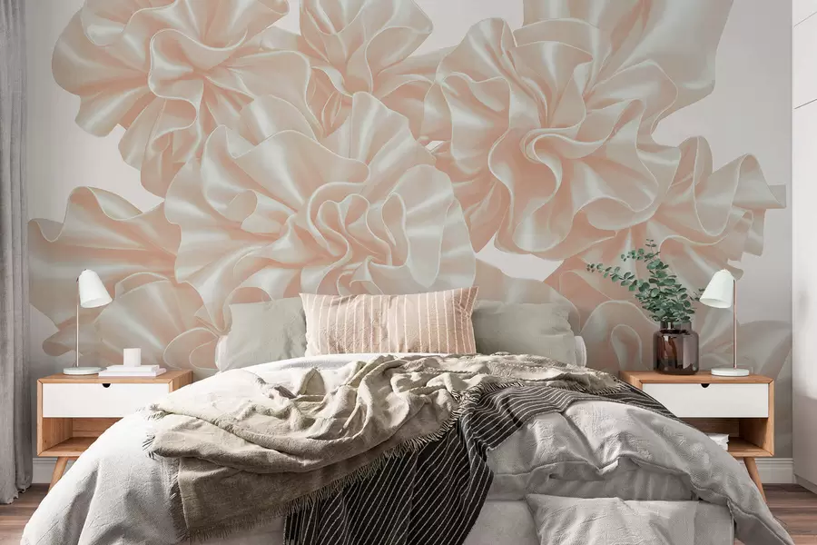 wall murals Имитација цвећа од трака w05252
