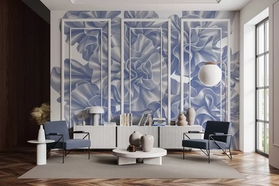 wall murals Имитација цвећа од трака w05252v1