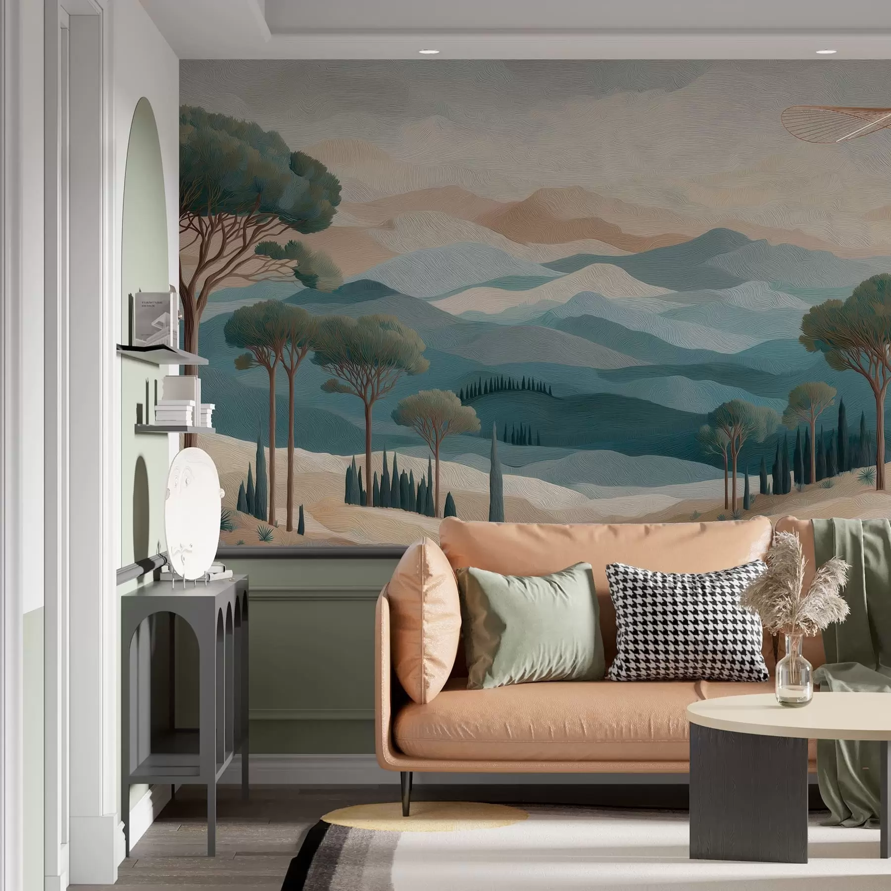wall murals Пејзаж у стилу уљаних боја w05258