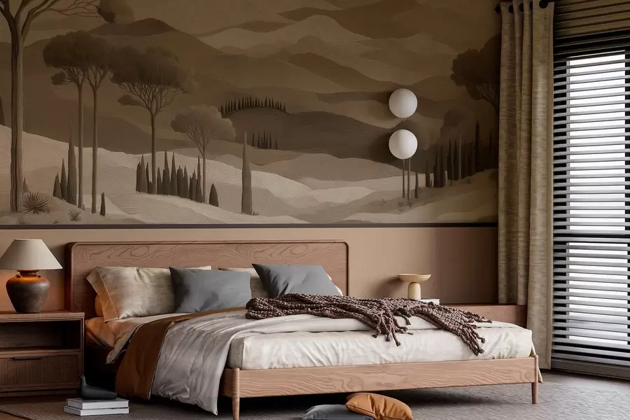 wall murals Пејзаж у стилу уљаних боја w05258v1