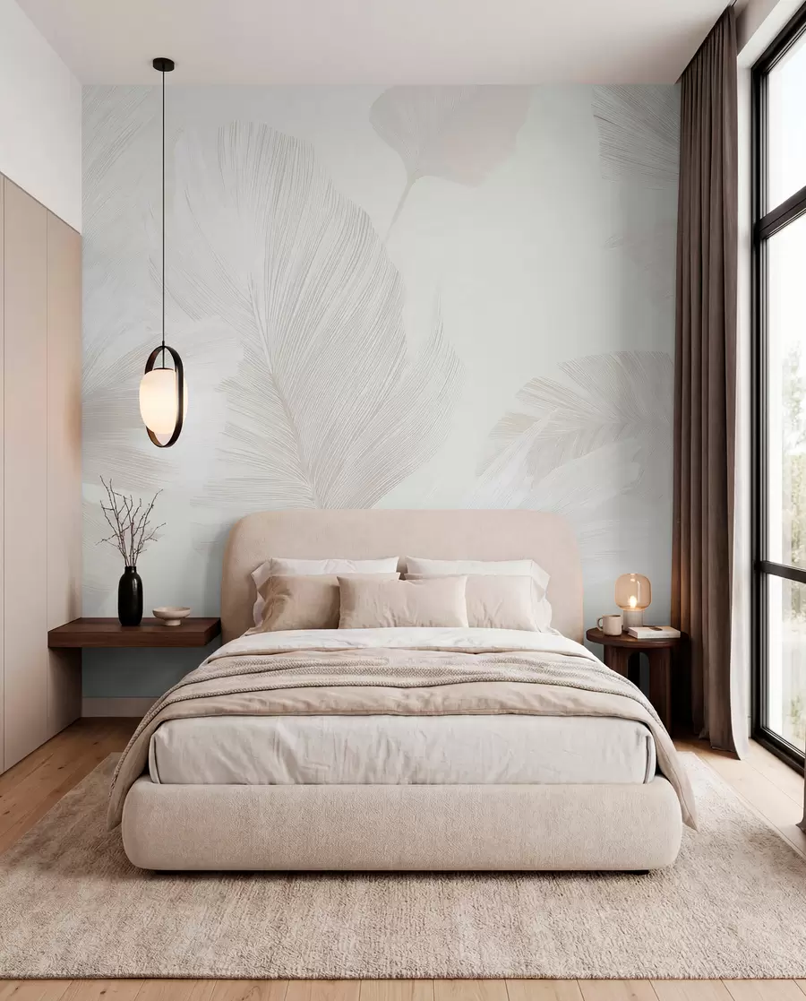 wall murals Perje boje slonovače na vjetru w09563